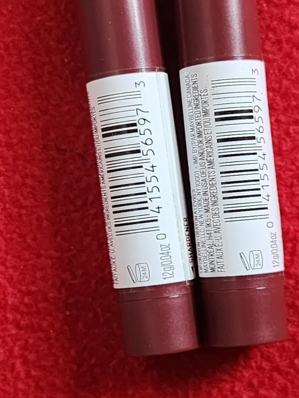 Maybelline New York SuperStay Ink Lip Crayon .04oz Color 65 Settle for More 2PK
